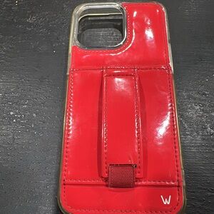 W Red Phone Case with Kickstand